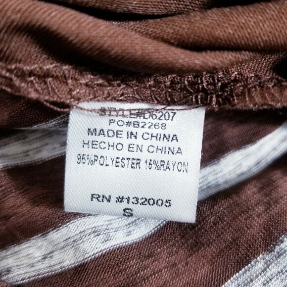 Entro Cut Out Tie back Chevron Print Swing Dress - Picture 8 of 10